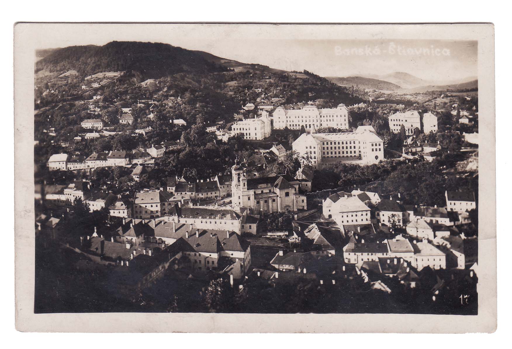 Banská Štiavnica - pohľad na mesto