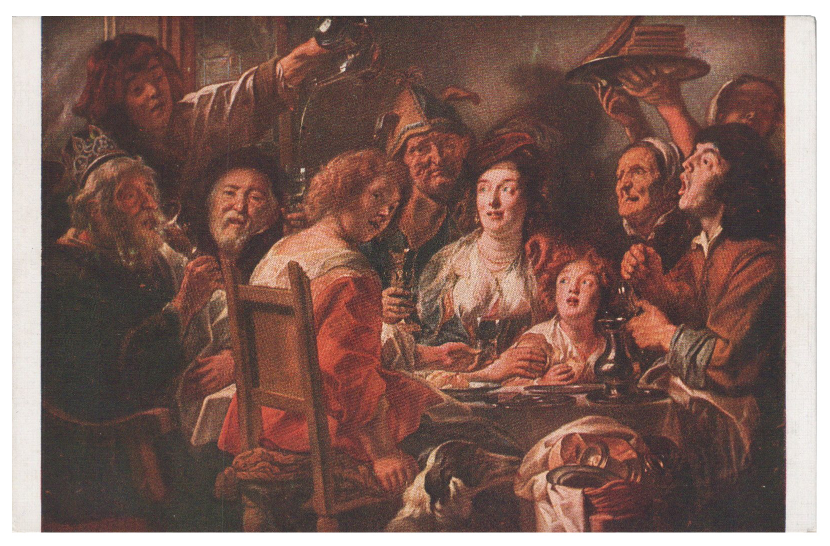 Jacob Jordaens - Kráľ pije