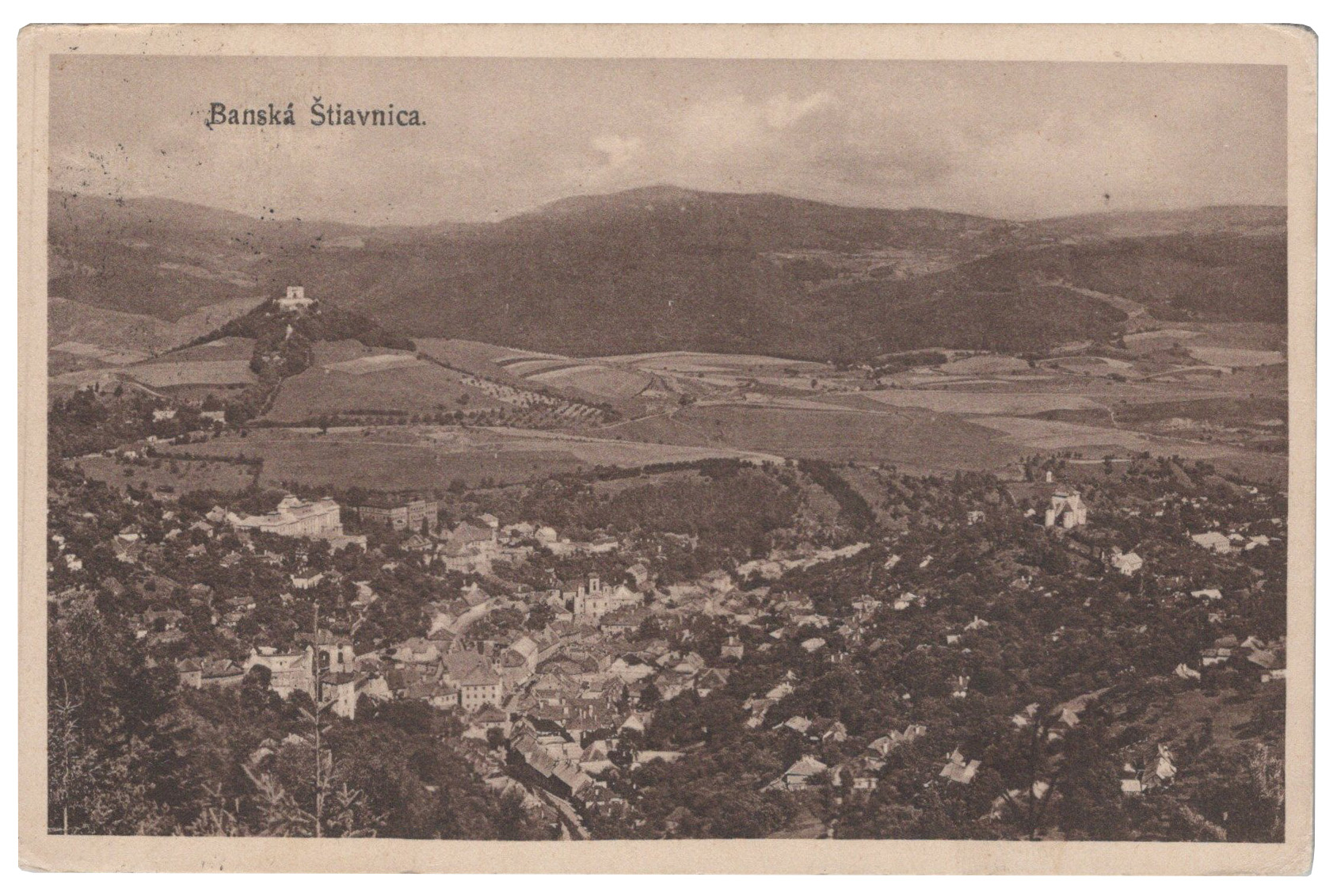 Banská Štiavnica - pohľad na mesto