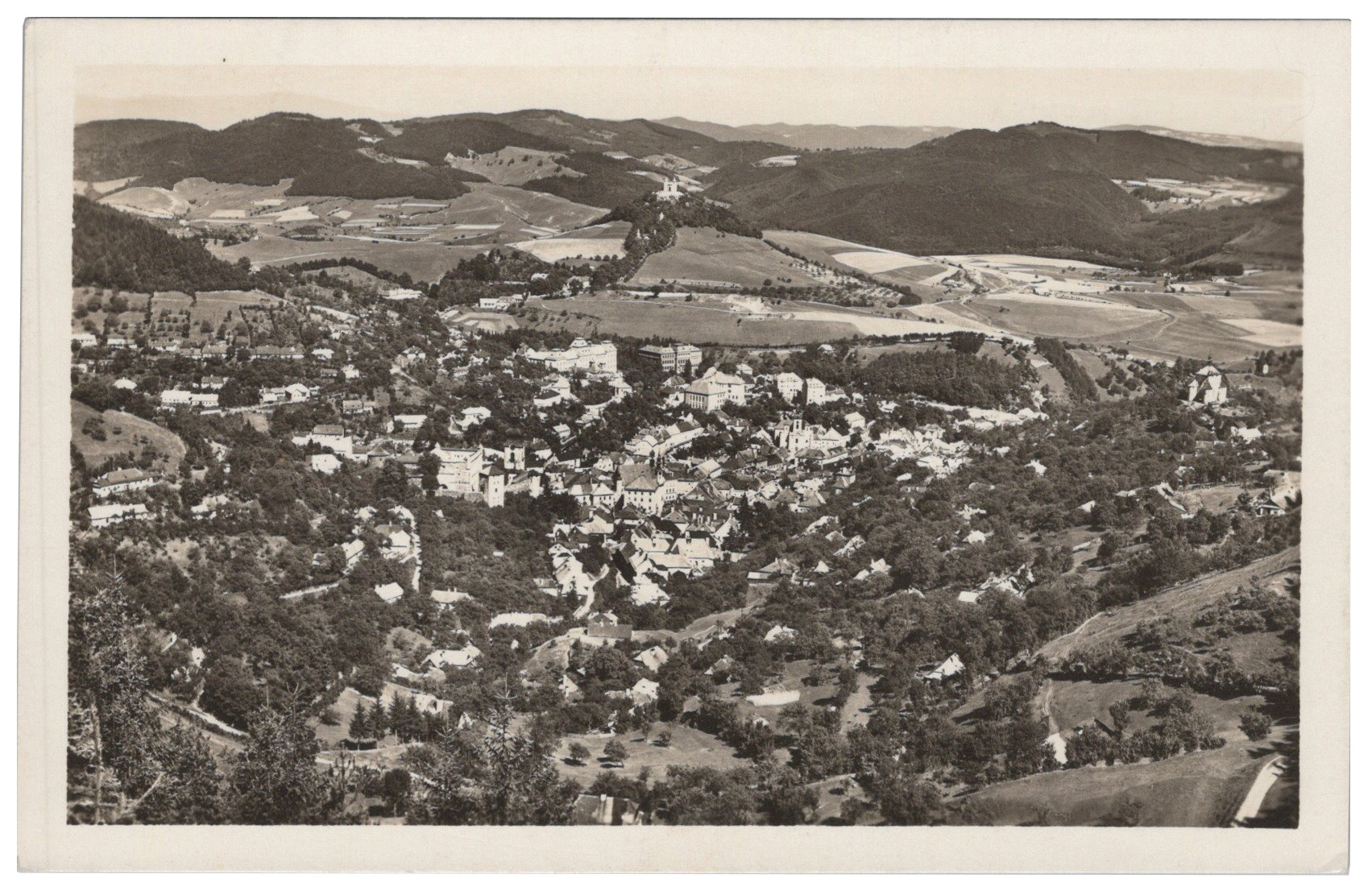 Banská Štiavnica - pohľad na mesto