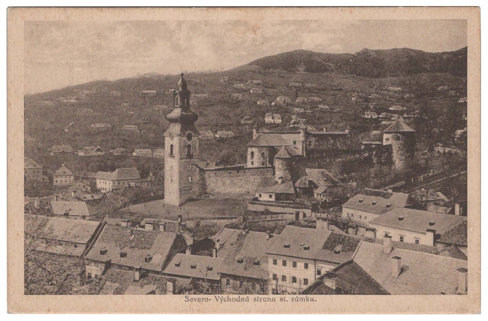 Banská Štiavnica - Severovýchodná strana st. zámku