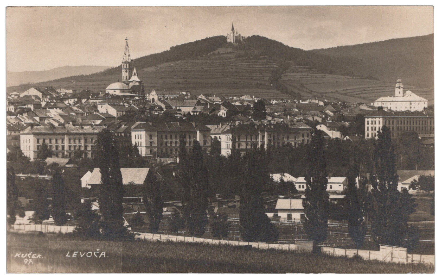 Levoča - pohľad na mesto